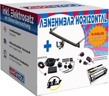 Gancio di traino GDW per Opel Corsa F portellone da 19 hori. rimovibile + 7 poli BRINK ES SPEZ