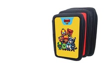 astuccio scuola 3 zip brawl and friends