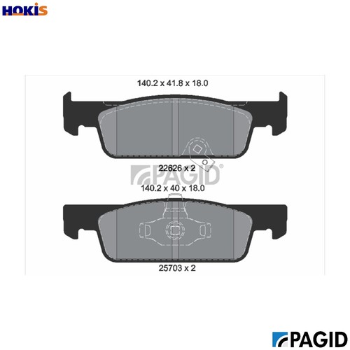 Set pastiglie freno - set,