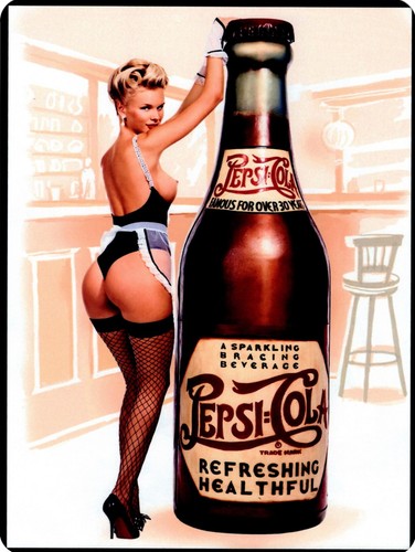 Insegna metallo pepsi - metallo, pepsi-cola