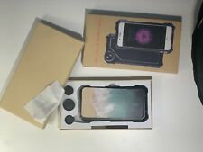 Cover Custodia per IPHONE X/XS  Anti-urto in Metallo con 3 Lenti OtticheOptional