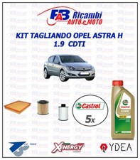 KIT TAGLIANDO OPEL ASTRA H 1.9 CDTI - 3 FILTRI 5 LITRI CASTROL EDGE 5W30 LL