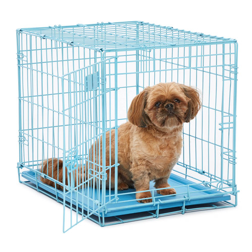 Blue dog crate blu - crate, 24"blu