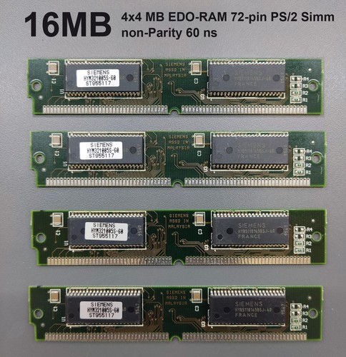 4x4mb edo ram - ps/2, simm