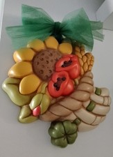 THUN FORMELLA GRANDE PAPAVERO SPIGA E GIRASOLE ? NUOVA CONFEZIONE ORIGINALE!