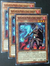 Set 3X FRATELLANZA DEL PUGNO FUOCO LEOPARDO  LTGY-IT027 Comune Italiano YUGIOH