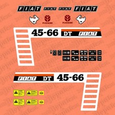 Fiat 45-66 DT (Fiatagri) Set di Adesivi Aftermarket per Trattore - Decalcomania
