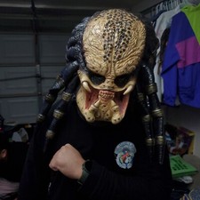 Maschera Predator Elder Alien vs Predator 100% completa in lattice con piastra facciale