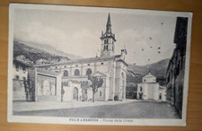 cartolina Antica Trento Villa Lagarina Piazza Della Chiesa FP VG 14-9-1932