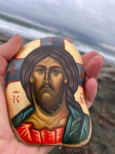 Cristo pantocratore icona - cristo,