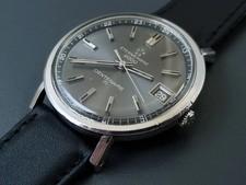 Orologio ETERNA MATIC 2000 CENTENAIRE 71 bambino cinturino pelle di vitello quadrante grigio metallizzato