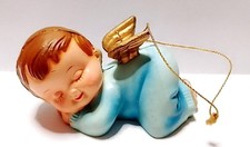 ANGELO BIMBO CHE DORME 80s italy pallina di Natlae decorazione 3d
