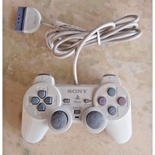 JOYSTICK PS ONE CONTROLLER PAD USATO COLORE BIANCO ORIGINALE SONY PLAYSTATION 1