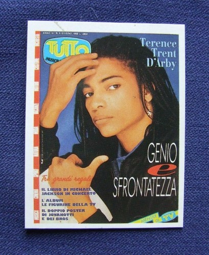 Adesivo terence trent arby - terence, d’arby