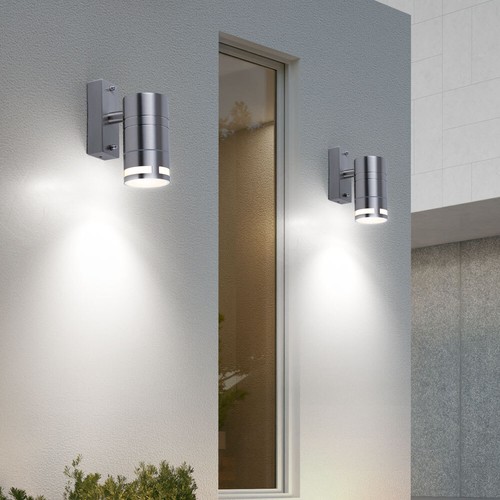 Led esterni giù parete - 2x,