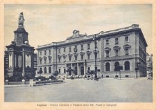 5234) CAGLIARI, PIAZZA CARMINE E PALAZZO R.R. POSTE E TELEGRAFI. ANIMATA.