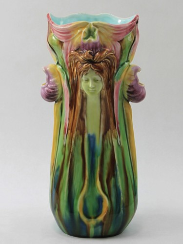 Vaso dama floreale - in, ceramica