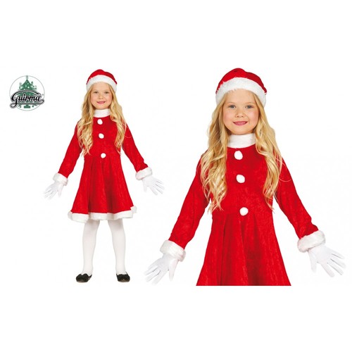 Costume babbo natale bambina - costume,
