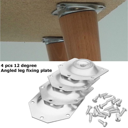 4xpiastre fissaggio gambe - 4xpiastre,