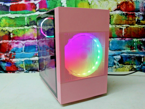 Desktop gaming rosa - pc,