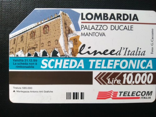 Scheda telefonica lombardia - scheda,