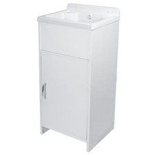 Mobile lavatoio salvaspazio in PVC 42,5x35 cm con lavabo