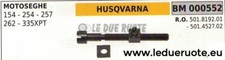 501452702 TIRACATENA TENDICATENA MOTOSEGA HUSQVARNA 154 254 257 262 335 XPT