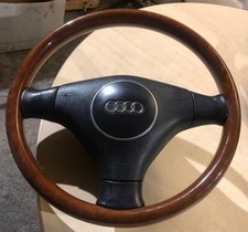 Volante de madera con airbag
