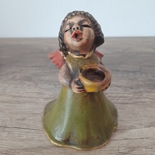 ANGELO THUN 10 cm COLORE VERDE ORO ROSSO VINTAGE VECCHIA PRODUZIONE ETICHETTA OR