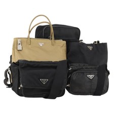 Prada hand bag nylon set - hand, 5