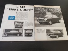 1962 SIATA 1500 S COUPE