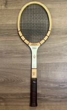 Racchetta da tennis vintage Wilson Jack Kramer autografo taglia media 4 impugnatura 5/8"