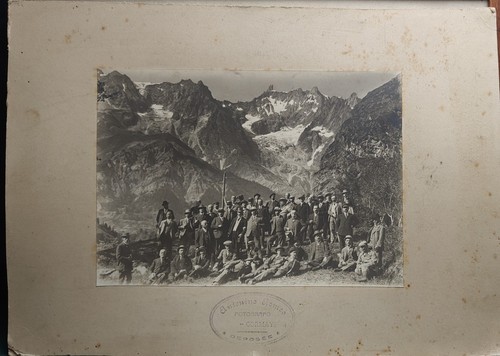 Antica fotografia courmayeur - antica,