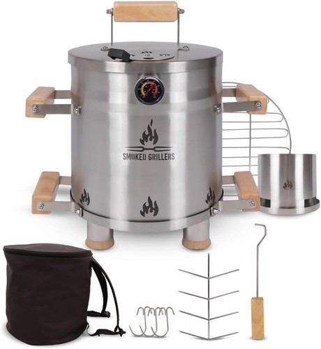 Griglia affumicata mini barile - griglia,
