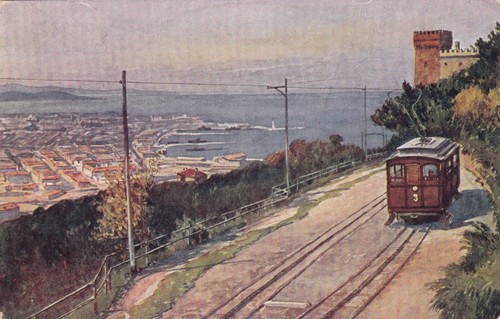 Cartolina trieste tram di - cartolina,