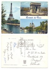 126460 - Souvenir de Paris - Cartolina, viaggiata 1966