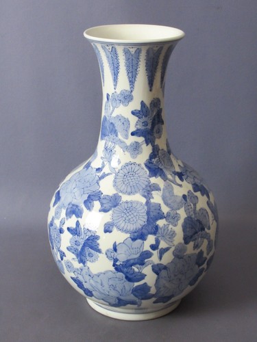 Vaso ceramica orientale - orientale, bianco