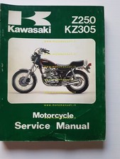 Kawasaki Z 250-KZ 305 1979-82 manuale officina INGLESE originale workshop manual