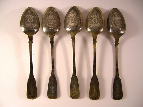 Set cucchiaini argento - argento, 84