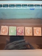 Lotto di n. 5 francobolli antichi di Francia tutti usati