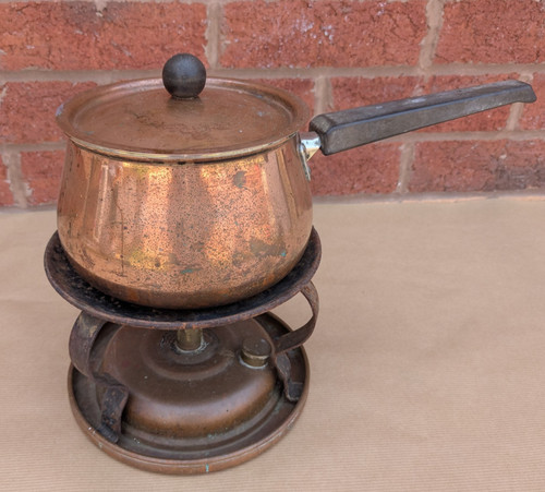 Vintage carnella copper pot - copper,