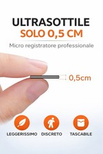 Micro Registratore spia audio