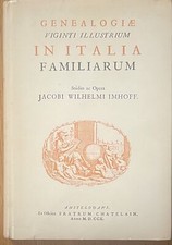 Imhoff J. W. Genealogie viginti illustrium in Italia familiarum 1973