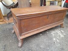 ANTICA CASSAPANCA IMPERO NOCE MASSELLO '800 - CHIODI ANTICHI - PATINA NATURALE