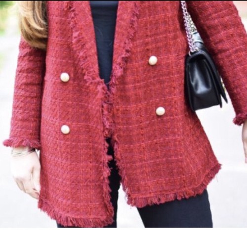 Zara giacca blazer bouclé - zara,