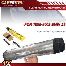 1X Clear Plastic Rear Window