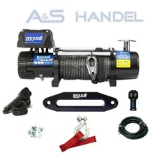 **NUOVO** Husar verricello verricello sintetico 28 m BST13000LBS 24 Volt 5897 kg