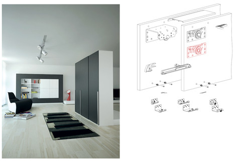 Kit sistema scorrevole - kit,