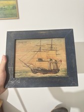 Quadretto Con Veliero