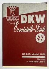 DKW - SB 350 - Lista ricambi -